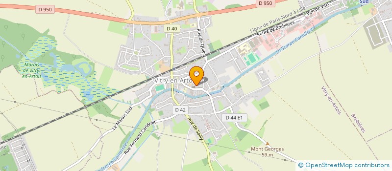 localisation de l'entreprise LES PETITS BOSS  VITRY-EN-ARTOIS