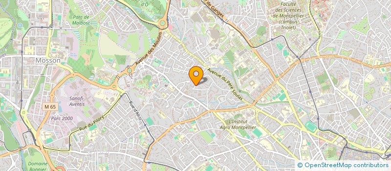 localisation de l'entreprise LES PETITS BOUCHONS à MONTPELLIER