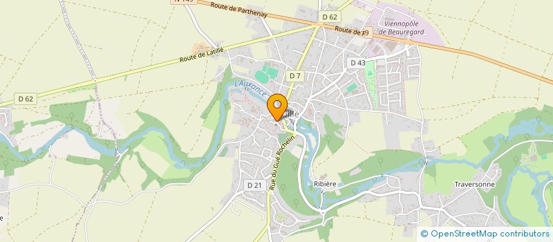 localisation de l'entreprise LES PETITS BOULETS à VOUILLE