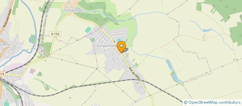 localisation de l'entreprise LES PETITS BOUTS  GIRAUMONT
