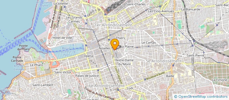 localisation de l'entreprise LES PETITS BOUTS DE CHAVE à MARSEILLE