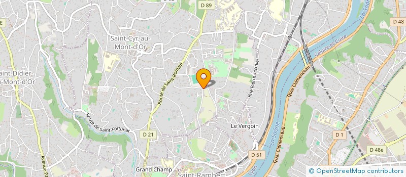 localisation de l'entreprise LES PETITS BOUTS DU MONDE  SAINT-CYR-AU-MONT-D'OR