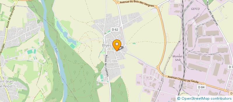 localisation de l'entreprise LES PETITS BOUTS EN TR'AIN  BLYES