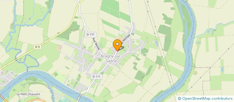 localisation de l'entreprise LES PETITS BRAGNOTINS à BRAGNY-SUR-SAONE