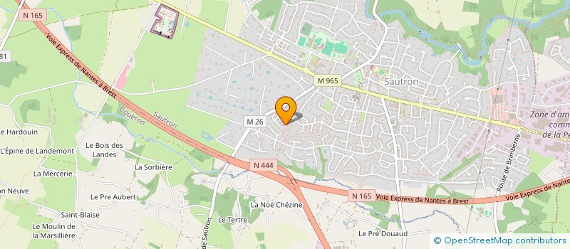 localisation de l'entreprise LES PETITS BRICOLOS à SAUTRON