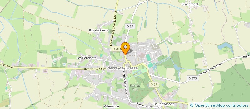 localisation de l'entreprise LES PETITS BUIS  PONTOUX