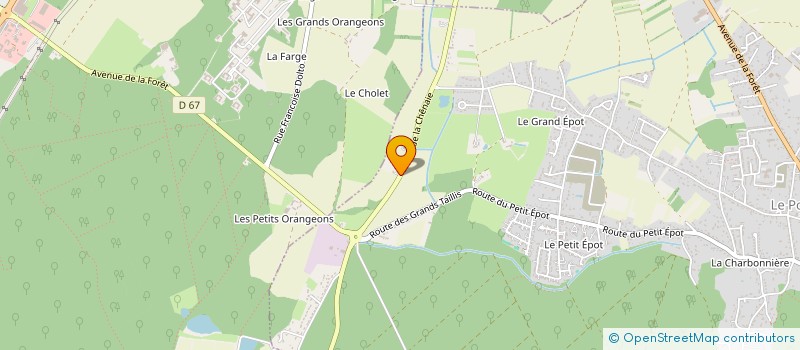 localisation de l'entreprise LES PETITS CAILLOUX à LE POINCONNET