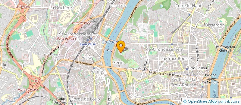 localisation de l'entreprise LES PETITS CAILLOUX  LYON 4EME