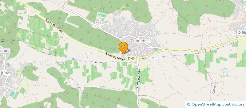 localisation de l'entreprise LES PETITS CAILLOUX à CONGENIES