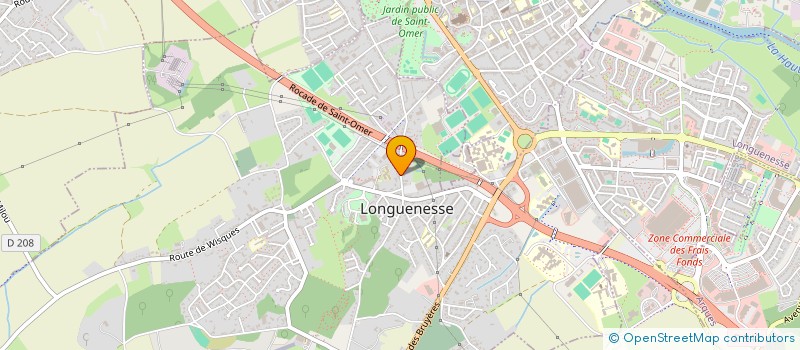 localisation de l'entreprise LES PETITS CAILLOUX  LONGUENESSE