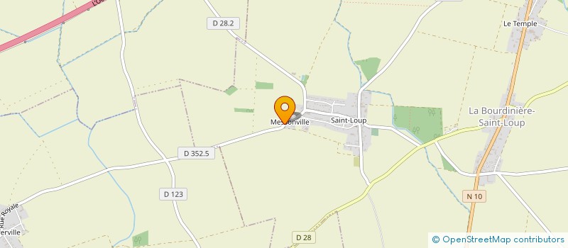 localisation de l'entreprise LES PETITS CALINS à LA BOURDINIERE-SAINT-LOUP