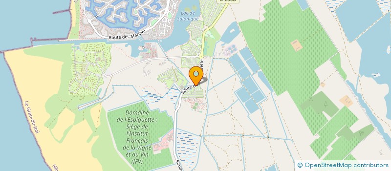 localisation de l'entreprise LES PETITS CAMARGUAIS  LE GRAU-DU-ROI