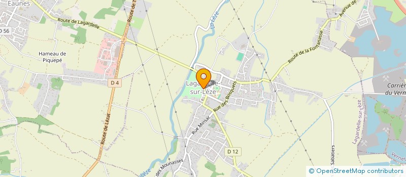 localisation de l'entreprise LES PETITS CANAILLOUS à LAGARDELLE-SUR-LEZE