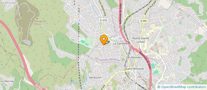 localisation de l'entreprise LES PETITS CANAILLOUX à LES PENNES-MIRABEAU