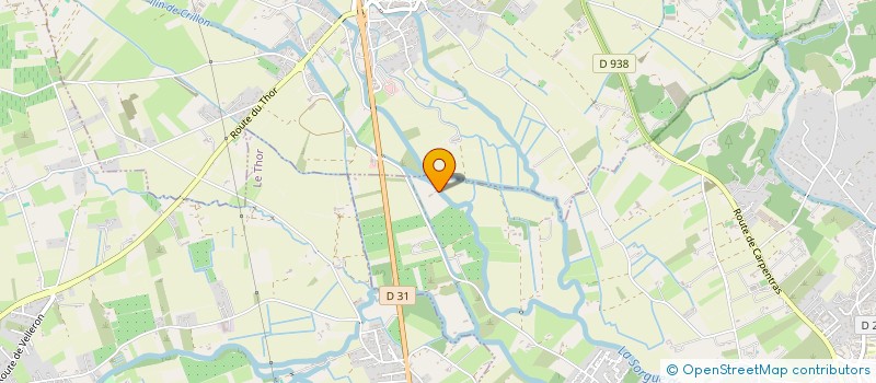 localisation de l'entreprise LES PETITS CANCETS  L'ISLE-SUR-LA-SORGUE