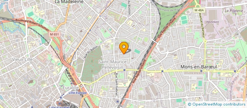 localisation de l'entreprise LES PETITS CARPEAUX à LILLE