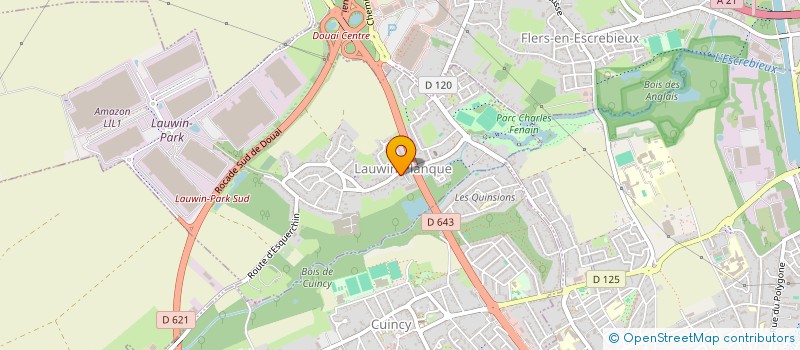 localisation de l'entreprise LES PETITS CARTABLES  LAUWIN-PLANQUE