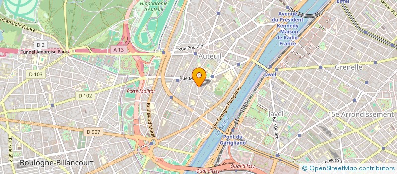 localisation de l'entreprise LES PETITS CASTORS  PARIS