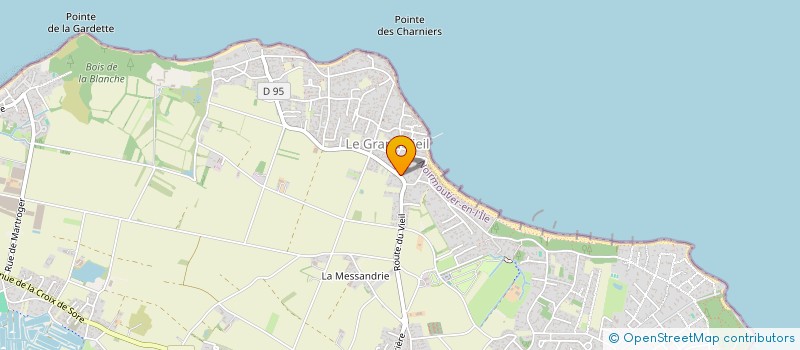 localisation de l'entreprise LES PETITS CHACAILLOUX  NOIRMOUTIER-EN-L'ILE