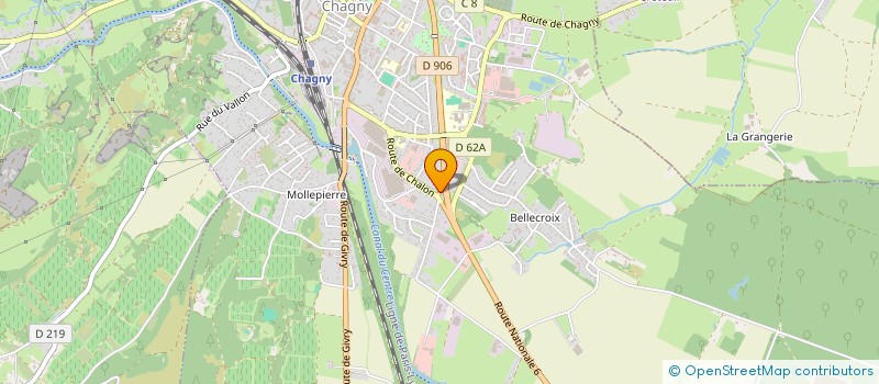 localisation de l'entreprise LES PETITS CHAGNOTINS  CHAGNY