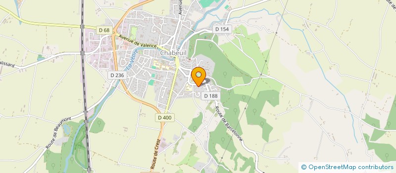 localisation de l'entreprise LES PETITS CHAMPS  MONTELIER