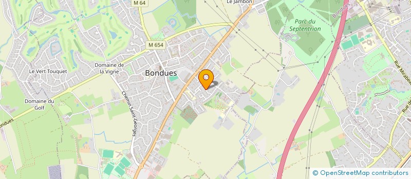 localisation de l'entreprise LES PETITS CHANTEURS DE BONDUES  BONDUES