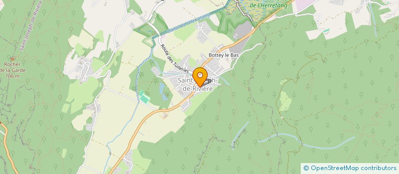 localisation de l'entreprise LES PETITS CHARTREUX à SAINT-JOSEPH-DE-RIVIERE
