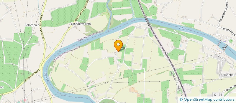 localisation de l'entreprise LES PETITS CHASSIS à CHATEAUNEUF-SUR-ISERE