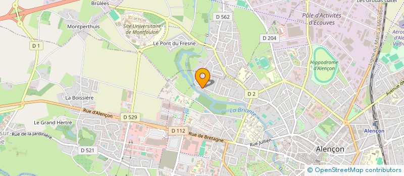 localisation de l'entreprise LES PETITS CHATELETS à ALENCON