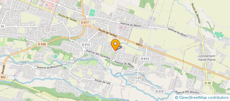 localisation de l'entreprise LES PETITS CHAUSSONS DE LILY  IDRON