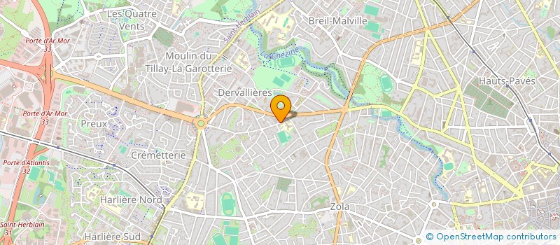 localisation de l'entreprise LES PETITS CHEFS à NANTES