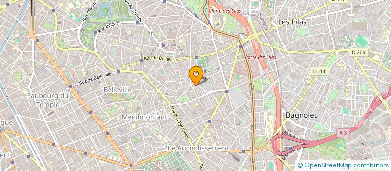 localisation de l'entreprise LES PETITS CHEMINS  PARIS