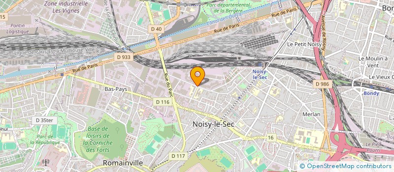 localisation de l'entreprise LES PETITS CHENES à NOISY-LE-SEC