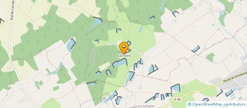 localisation de l'entreprise LES PETITS CHERYS  FRESNES