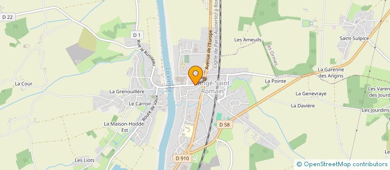 localisation de l'entreprise LES PETITS CLOUS  DANGE-SAINT-ROMAIN