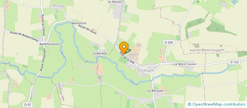 localisation de l'entreprise LES PETITS COEURS  ETREHAM