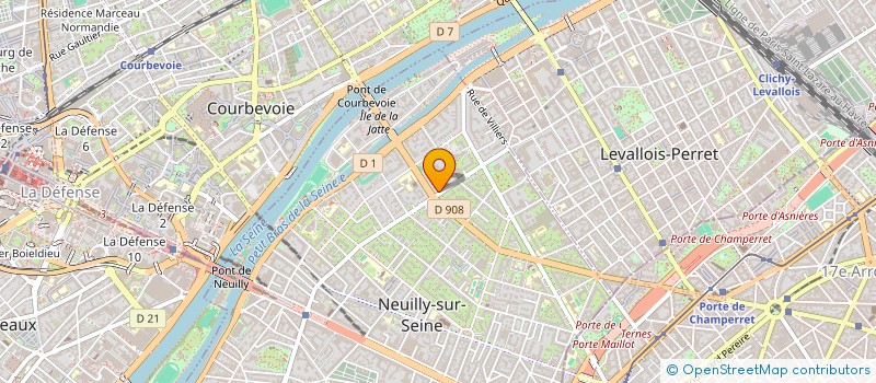 localisation de l'entreprise LES PETITS COEURS à NEUILLY-SUR-SEINE