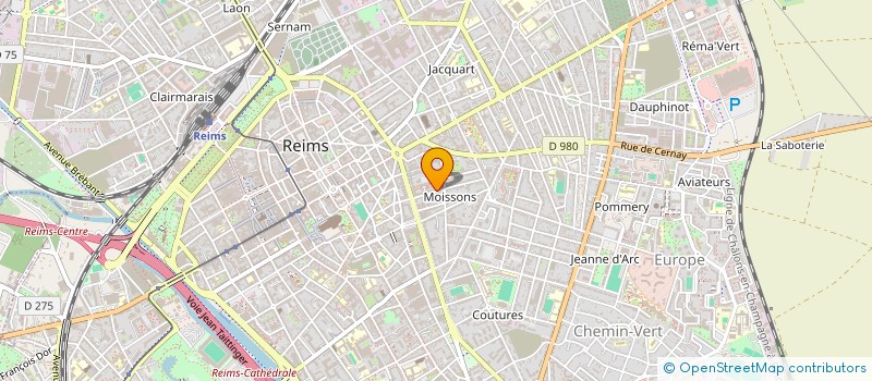 localisation de l'entreprise LES PETITS COEURS DE PRANA  REIMS