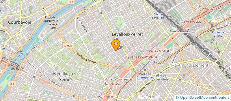 localisation de l'entreprise LES PETITS COLIBRIS à LEVALLOIS-PERRET