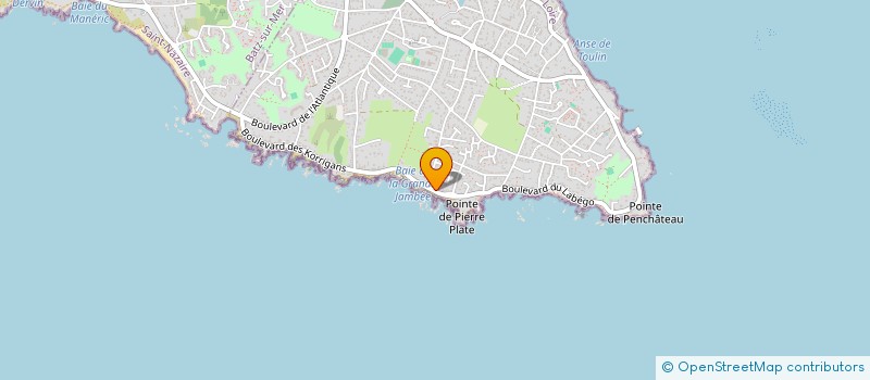 localisation de l'entreprise LES PETITS COLIN  LE POULIGUEN