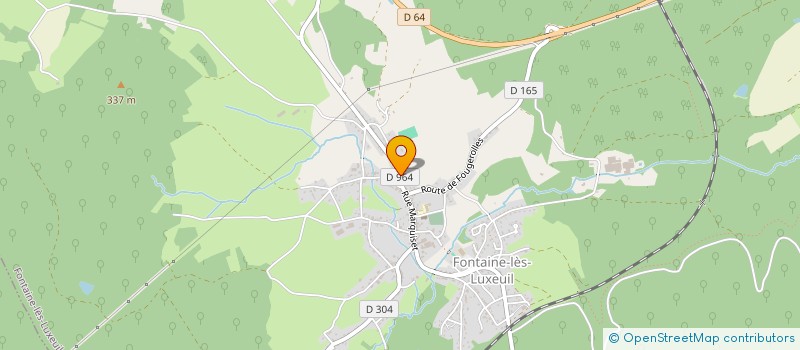 localisation de l'entreprise LES PETITS COLIN  FONTAINE-LES-LUXEUIL