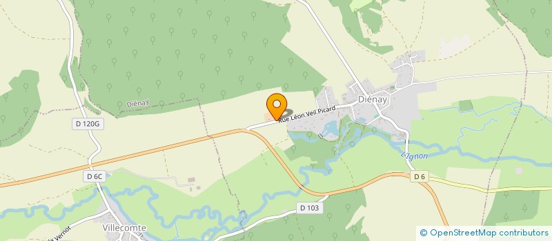 localisation de l'entreprise LES PETITS COMETS  DIENAY