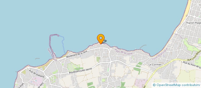 localisation de l'entreprise LES PETITS COPEAUX à LA PLAINE-SUR-MER
