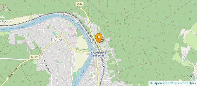 localisation de l'entreprise LES PETITS CRANO'S  CHAMPAGNE-SUR-SEINE