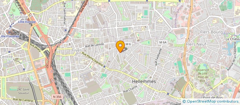 localisation de l'entreprise LES PETITS CUBES à LILLE