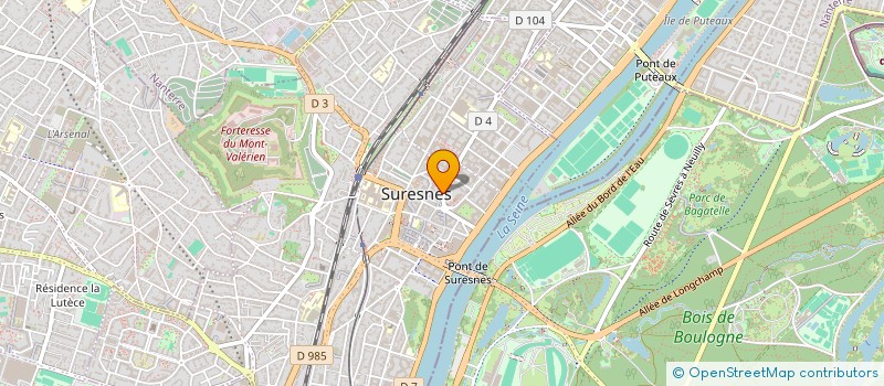 localisation de l'entreprise LES PETITS CURIEUX à SURESNES