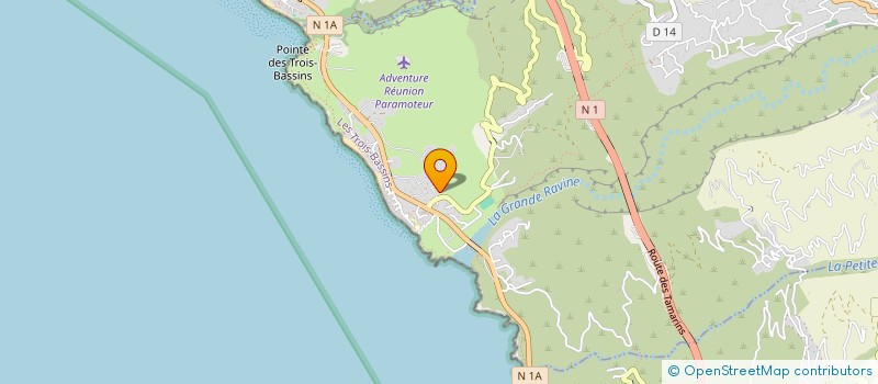 localisation de l'entreprise LES PETITS DE GUY ET MATHILDE  LES TROIS-BASSINS