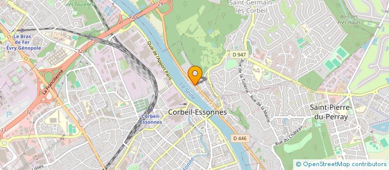 localisation de l'entreprise LES PETITS DE LA JUNGLE  CORBEIL-ESSONNES