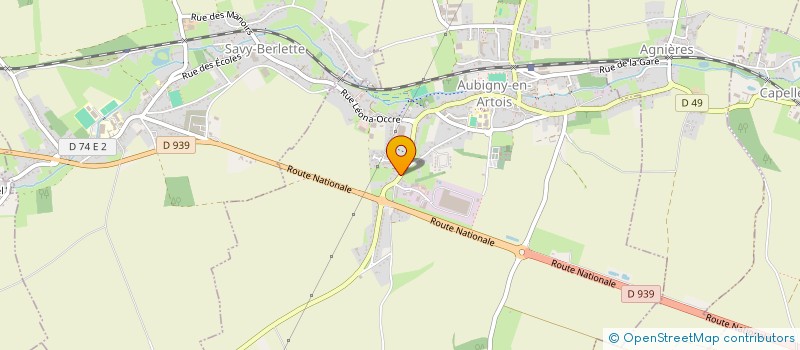 localisation de l'entreprise LES PETITS DE MARGUERITE  AUBIGNY-EN-ARTOIS