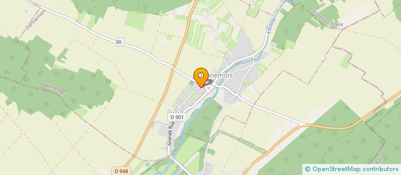 localisation de l'entreprise LES PETITS DEBROUILLARDS DE L'ECOLE DE DANNEMOIS  DANNEMOIS